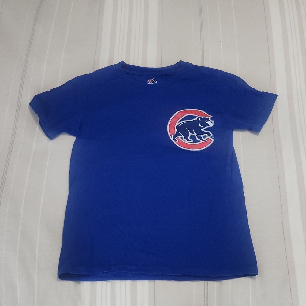 Majestic Royal Blue Kid's Cubs T-Shirt